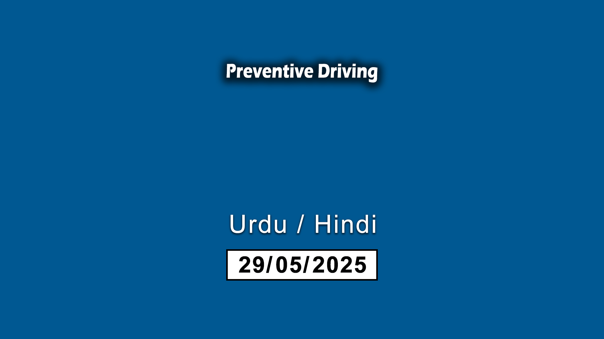 18- Preventive Driving